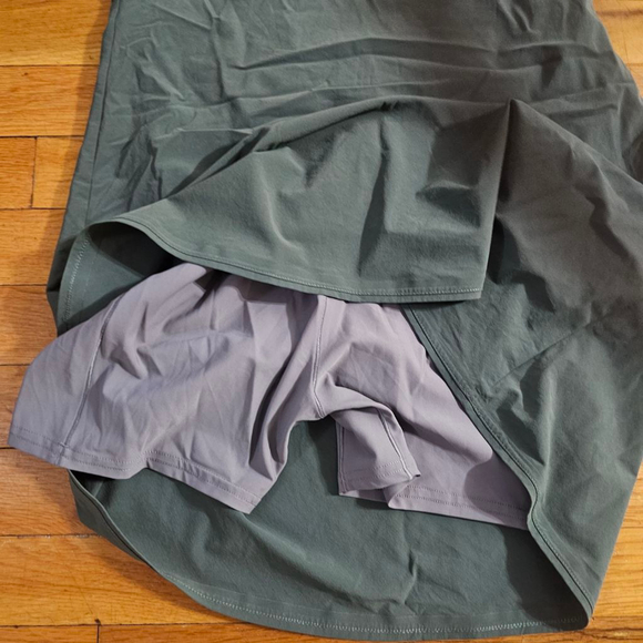 Outdoor Voices Green Mini Dress with Gray Lining - Medium - Picture 5 of 7